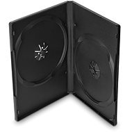 Cover IT Krabička na 2ks, černá, 14mm,10ks/bal - CD/DVD Case