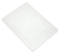 DVD krabička slim na 2ks - čirá (transparent), 9mm - -