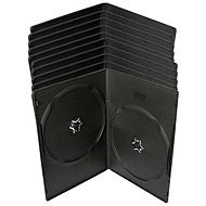 SlimULTRA doboz 2db - fekete, 7mm, 10db - CD/DVD tok