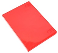 DVD krabička na 1 DVD HQ - červená (red) - -