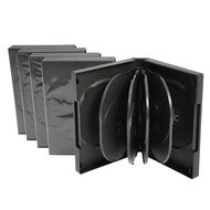 Krabička na 10ks - černá, 33mm, 5pack - Obal na CD/DVD
