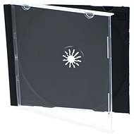 Box for 1pcs - black, 10mm - CD/DVD Case