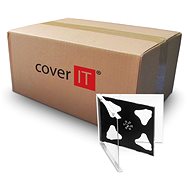 Case for 2pcs - black, 10mm - CD/DVD Case