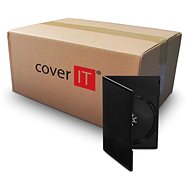 COVER IT box: 2 DVD 9mm Slim Black - Carton 100pcs - CD/DVD Case
