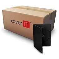 COVER IT box: 1 DVD 7mm Slim Black - Carton 100pcs - CD/DVD Case