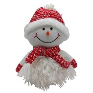GOBA Christmas decoration - snowman with red scarf, 35 cm - Christmas Decoration