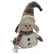 GOBA Christmas decoration - brown snowman, 45 cm - Christmas Decoration