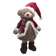 GOBA Christmas decoration - rocking bear, 65 cm - Christmas Decoration