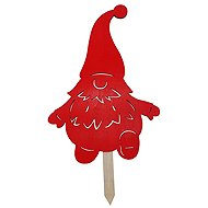 GOBA Christmas decoration - wooden jam, red elf, 71 cm - Christmas Decoration