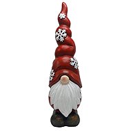 GOBA Christmas decoration - ceramic LED elf, with snowflakes, 52 cm - Christmas Decoration