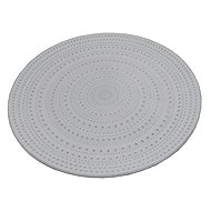 GOBA Decorative plate - wooden, white 40cm - Plate