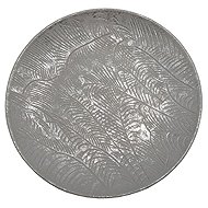 GOBA Decorative plate - wooden, silver 29cm - Plate