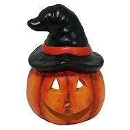 GOBA Pumpkin candlestick in hat 12 cm - Decoration