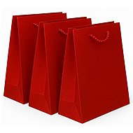 GOBA Glitter M, red, 3 pcs - Gift Bag