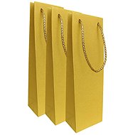 GOBA Wine Glitter, gold, 3 pcs - Gift Bag