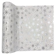 Goba Velvet runner with flakes, white 28 cm × 3 m - Runner