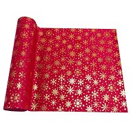 Goba Velvet runner with flakes, red 28 cm × 3 m - Runner