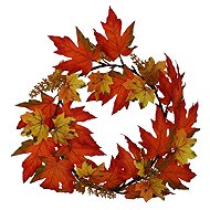 GOBA Autumn wreath of leaves 35 cm - Wreath