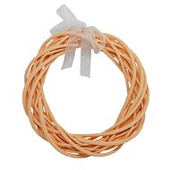 Gobe, orange rattan wreath 25cm - Decoration