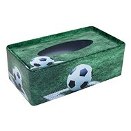 Tin Box Football Ball - Tissue Box