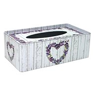Tin box for tissue Pansies - Tissue Box