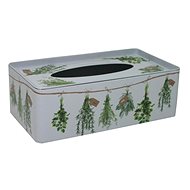 Tin box for tissue Herbs New - Tissue Box