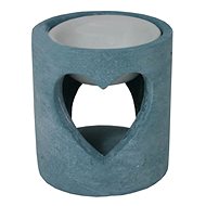 Aroma lamp heart concrete blue - Aroma Lamp