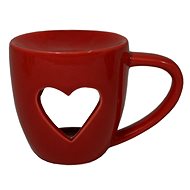 Aromalampa mug red heart - Aroma Lamp