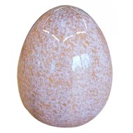 GOBA Easter decoration - Ceramic egg, pink, 9 × 7 cm - Easter Decoration