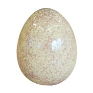 GOBA Easter decoration - Ceramic egg, yellow, 12 × 9 cm - Easter Decoration