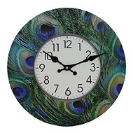 Goba clock Peacock feathers - Wall Clock