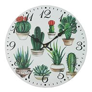 Goba hodiny Kaktusy - Wall Clock