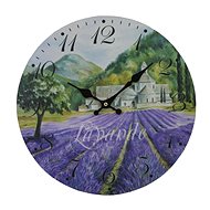 Goba clock Lavender field - Wall Clock