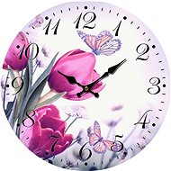 Goba hodiny Tulipány New - Wall Clock