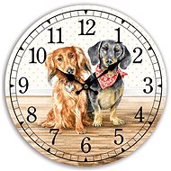 Goba clock Dogs - Wall Clock