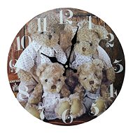 Goba hodiny Medvídci - Wall Clock