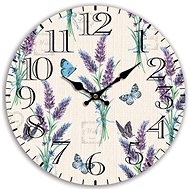 Goba clock Lavender with Love - Wall Clock