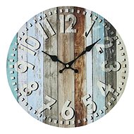 Goba Clock Colored Wood - Wall Clock