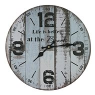 Goba hodiny Modrobílé - Wall Clock