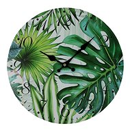 Goba clock Tropical leaves - Wall Clock