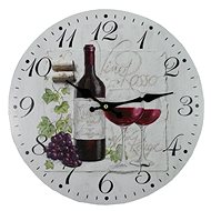 Goba Clock Red Wine - Wall Clock