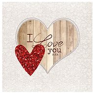 Heart I Love You - Paper Napkins