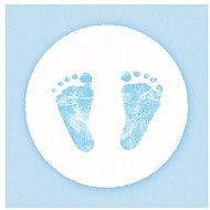 Baby steps blue - Paper Napkins