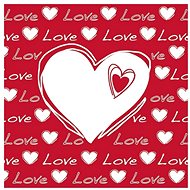 Love Heart Red - Paper Napkins