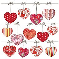 Heart on Wire - Paper Napkins