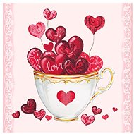 Cup of Hearts - Paper Napkins