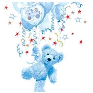 Teddy bear in blue - Paper Napkins
