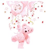 Teddy bear pink - Paper Napkins