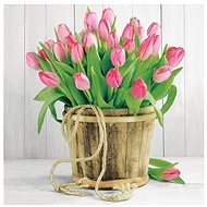 Tulips in a bucket - Paper Napkins