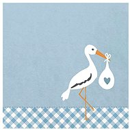 Stork in blue - Paper Napkins